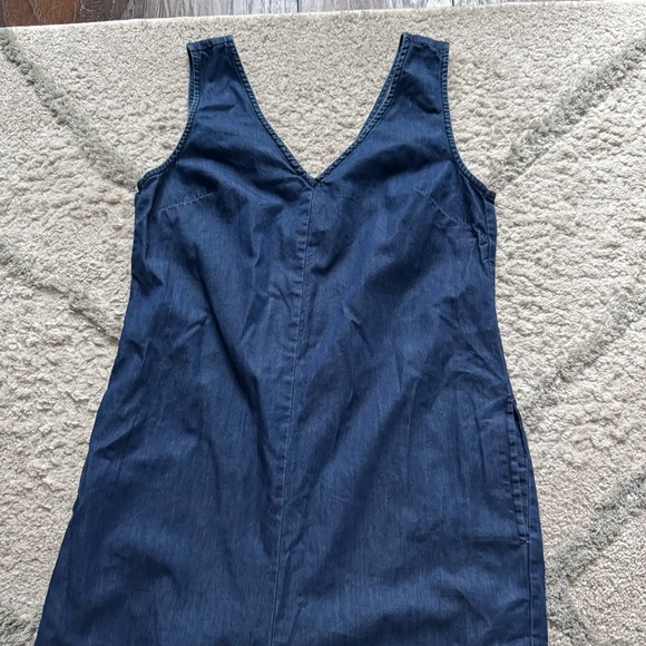 Able CHARVEE RELAXED JUMPSUIT 100% Lyocell blue chambray XS - Picture 4 of 12